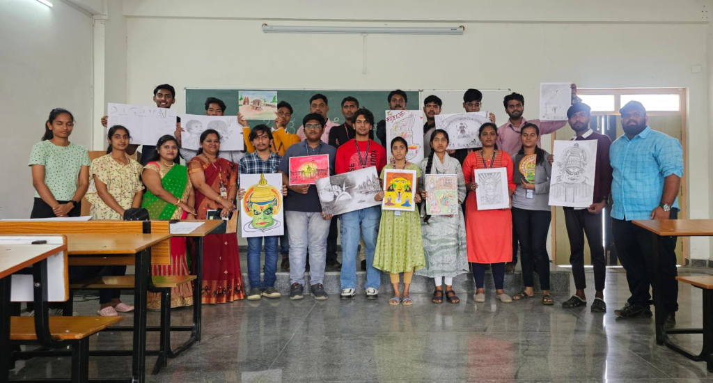 The Following 5th Sem Students Coordinated and Participated in Drawing Competition held for  Kannada Rajyosthava Celebrations.Agnik Debnath From 5th Sem Won First Prize