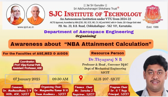 Awareness talk on NBA attainment calculations